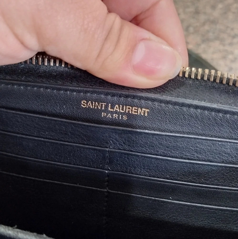 Yves Saint Laurent Ligne Y Leather Wallet - Picture 14 of 16